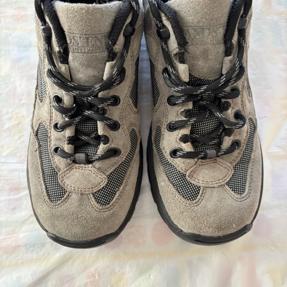 Land's End Black & Gray Trail Trekker Shoes SZ 7 Worn 1X Indoors - Picture 10 of 14